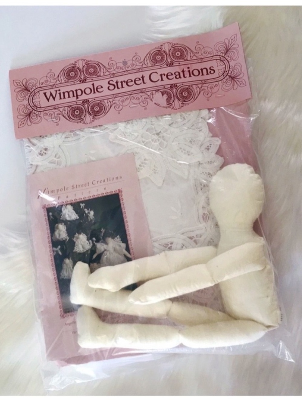 VTG Wimpole Street Creations Angel, Ornaments Tree Skirt Crafting Kit